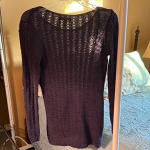 Rachel Zoe Deep Purple Knit Top